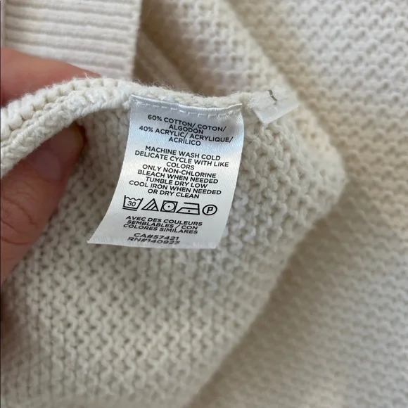 LOFT Off-White Knit Cardigan (Price Firm) - Picture 4 of 4